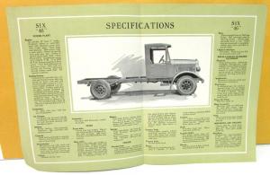1922 Maccar Truck Company Dealer Sales Brochure Six Cylinder Model 46 Rare