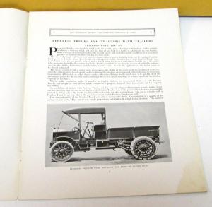 1911-1914 Peerless Tractors & Trucks With Trailers Dealer Sales Brochure Rare