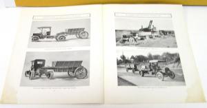 1911-1914 Peerless Tractors & Trucks With Trailers Dealer Sales Brochure Rare