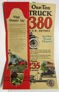 1922 Ford Truck One Ton & Car Chassis With Price Mailer