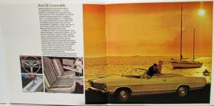 1967 Ford LTD XL Galaxie 500 Custom 500 Wagons Color Sales Brochure Original
