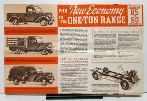 1938 Ford Truck Model Express Stake Panel Big News Mailer