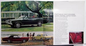 1968 Ford LTD XL Wagon Galaxie 500 Custom 500 Oversized Sales Brochure Original