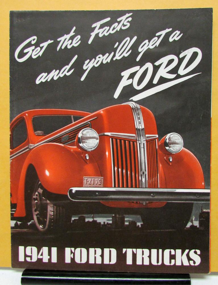 1941 Ford Model Panel Sedan Delivery Stake COE Express Pickup Sales Folder