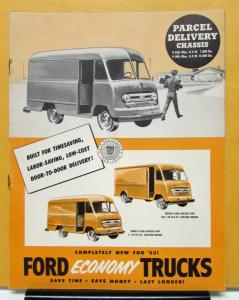 1953 Ford Truck Model P 350 500 Sales Brochure & Specifications