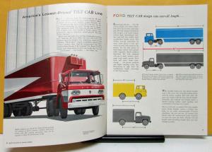 1958 Ford Truck Model C 550 600 700 750 800 900 Tilt Cab Brochure Specifications
