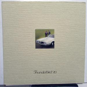 1970 Ford Thunderbird Brougham Landau Color Sales Brochure XL Original
