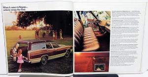 1971 Ford Wagons Torino Custom LTD Country Squire Sales Brochure XL Original