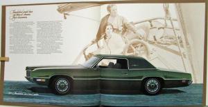 1971 Ford Thunderbird Color Sales Brochure XL Original Raised Embossed Cover