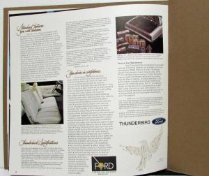 1971 Ford Thunderbird Color Sales Brochure XL Original Raised Embossed Cover