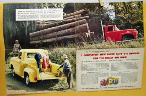 1958 Ford Truck Model F 100 Ranchero Nanchez Trace Sales Brochure