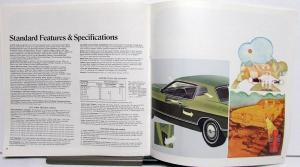 1971 Ford LTD Brougham Galaxie & Custom 500 Wagons Sales Brochure XL Original
