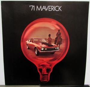 1971 Ford Maverick Grabber 2 & 4 Door Color Sales Folder XL Original