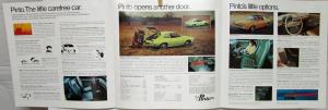 1971 Ford Pinto Color Oversized Sales Folder Original