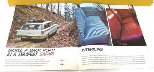 1962 Pontiac Prestige Dealer Sales Brochure Tempest LeMans Safari Coupe Sedan