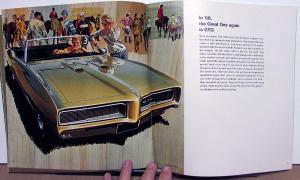 1968 Pontiac Dealer Sales Brochure Large Full Line GTO Tempest LeMans Grand Prix