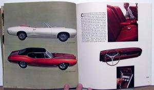 1968 Pontiac Dealer Sales Brochure Large Full Line GTO Tempest LeMans Grand Prix