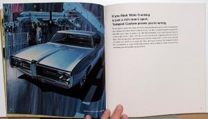 1968 Pontiac Dealer Sales Brochure Large Full Line GTO Tempest LeMans Grand Prix