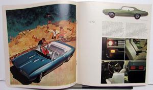 1969 Pontiac Dealer Sales Brochure Large Full Line GTO Tempest LeMans Firebird