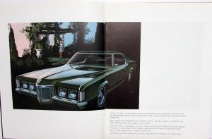 1969 Pontiac Dealer Prestige Sales Brochure Grand Prix Green Embossed Cover