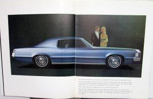 1969 Pontiac Dealer Prestige Sales Brochure Grand Prix Green Embossed Cover