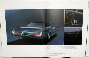 1969 Pontiac Dealer Prestige Sales Brochure Grand Prix Green Embossed Cover