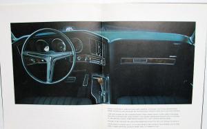 1969 Pontiac Dealer Prestige Sales Brochure Grand Prix Green Embossed Cover