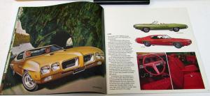 1970 Pontiac Dealer Sales Brochure Full Line GTO Judge Tempest LeMans Red Cover