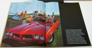 1970 Pontiac Dealer Prestige Brochure Full Line GTO Judge Tempest Blue Cover