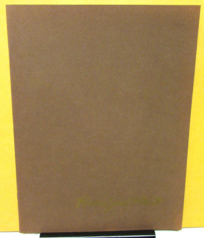 1970 Pontiac Prestige Dealer Sales Brochure Grand Prix 400 455 Brown Cover