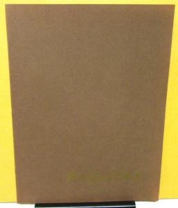 1970 Pontiac Prestige Dealer Sales Brochure Grand Prix 400 455 Brown Cover