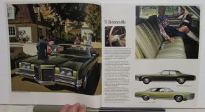1971 Pontiac Dealer Brochure Full Line Firebird T/A GTO LeMans