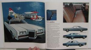 1971 Pontiac Dealer Brochure Full Line Firebird T/A GTO LeMans