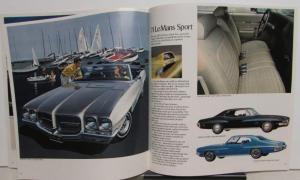 1971 Pontiac Dealer Brochure Full Line Firebird T/A GTO LeMans
