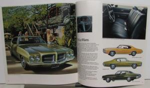 1971 Pontiac Dealer Brochure Full Line Firebird T/A GTO LeMans