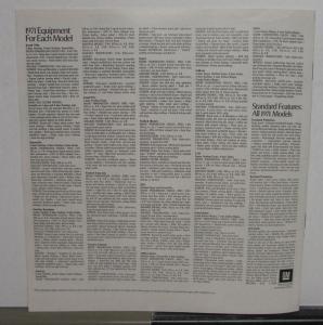 1971 Pontiac Dealer Brochure Full Line Firebird T/A GTO LeMans