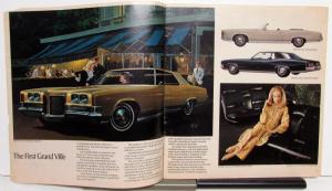 1971 Pontiac Dealer Brochure Full Line Firebird T/A GTO LeMans