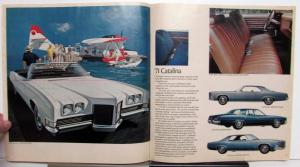 1971 Pontiac Dealer Brochure Full Line Firebird T/A GTO LeMans
