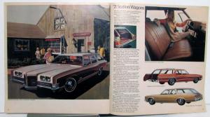 1971 Pontiac Dealer Brochure Full Line Firebird T/A GTO LeMans