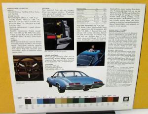 1973 Pontiac Dealer Sales Brochure Folder LeMans & GTO 350 400 455