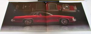 1973 Pontiac Dealer Sales Brochure Folder Grand Prix Luxury Sport
