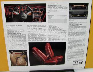 1974 Pontiac Dealer Sales Brochure Folder Grand Prix Luxury Sport