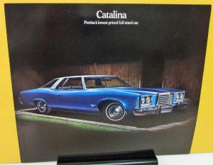 1974 Pontiac Dealer Sales Brochure Folder Catalina Full Size