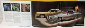1974 Pontiac Dealer Sales Brochure Folder LeMans Mid-Sized Car