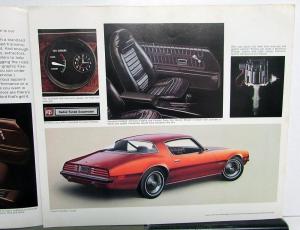 1975 Pontiac Dealer Sales Brochure Firebird Formula Trans Am Red & Silver Cars