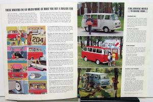 1963 Ford Falcon Extra Duty Deluxe Club Wagon Station Bus Sales Folder & Specs