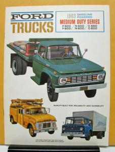 1963 Ford F N C 500 550 600 Medium Duty Truck Series Sales Brochure Original