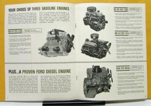 1963 Ford Trucks Models P 100 350 400 500 3500 4000 Parcel Delivery Sales Folder
