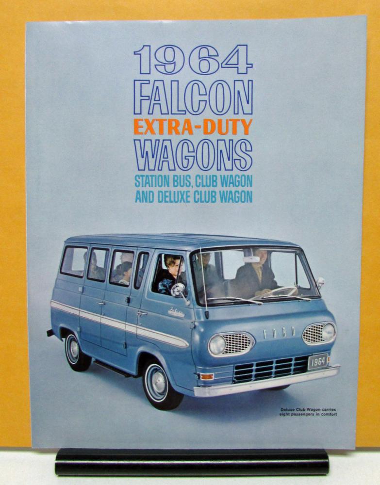 1964 Ford Truck Falcon Extra Duty Club Wagons Sales Brochure & Specifications