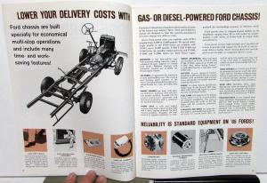 1965 Ford Parcel Delivery P 100 350 400 500 3500 4000 Sales Brochure Original